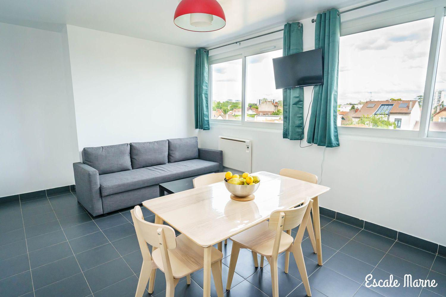 Escale-Marne Fr - 202 - Free Parking - Free Luggage Storage - All Equipped - Linen Included - Washing Machine - 10Mn Walk Metro 8 - Rer A - Panoramic View - From 1 To 14 Guests Maisons-Alfort Luaran gambar