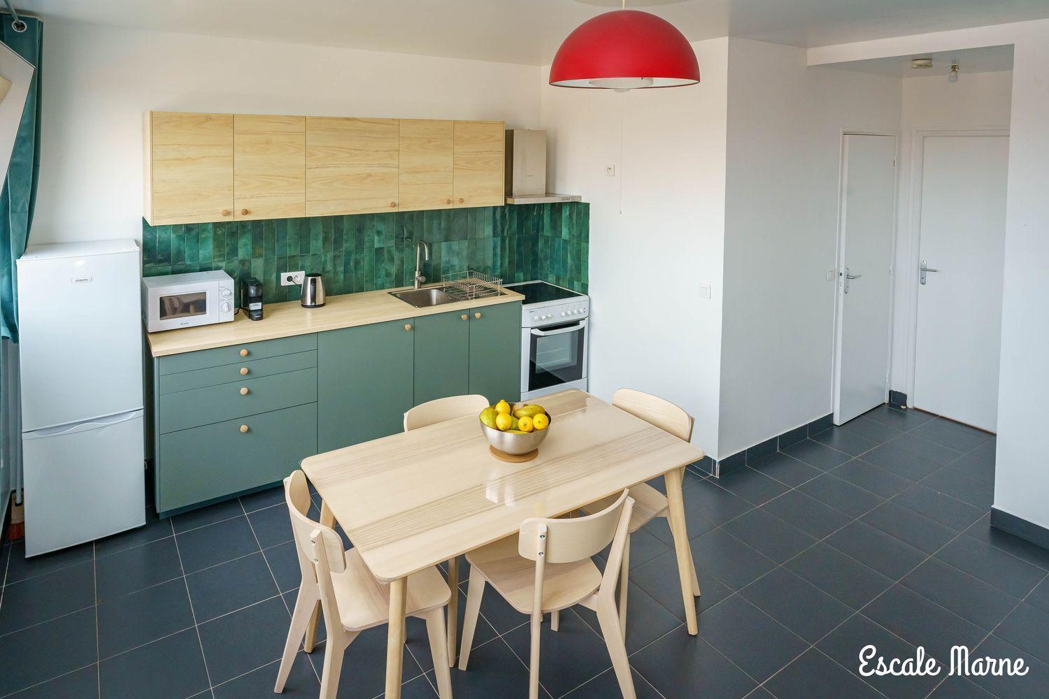 Escale-Marne Fr - 202 - Free Parking - Free Luggage Storage - All Equipped - Linen Included - Washing Machine - 10Mn Walk Metro 8 - Rer A - Panoramic View - From 1 To 14 Guests Maisons-Alfort Luaran gambar