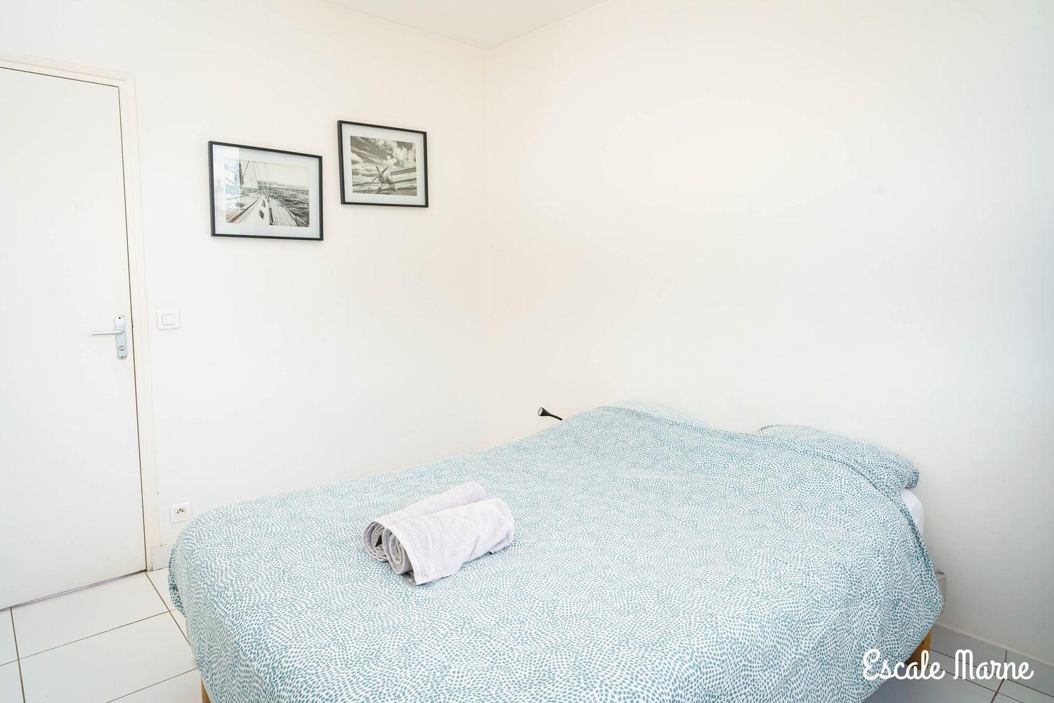 Escale-Marne Fr - 202 - Free Parking - Free Luggage Storage - All Equipped - Linen Included - Washing Machine - 10Mn Walk Metro 8 - Rer A - Panoramic View - From 1 To 14 Guests Maisons-Alfort Bilik gambar