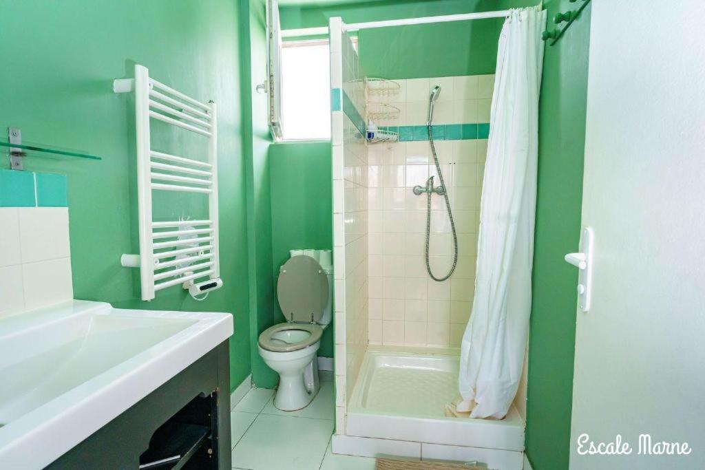 Escale-Marne Fr - 202 - Free Parking - Free Luggage Storage - All Equipped - Linen Included - Washing Machine - 10Mn Walk Metro 8 - Rer A - Panoramic View - From 1 To 14 Guests Maisons-Alfort Luaran gambar